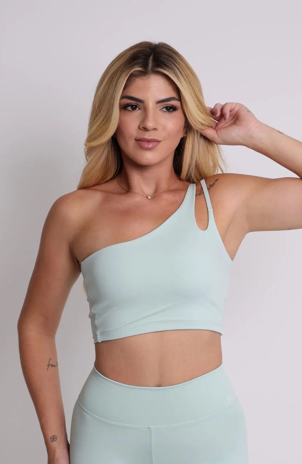 Cropped Mel Verde Menta