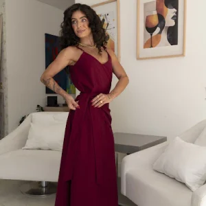 Vestido Cloe Burgundy