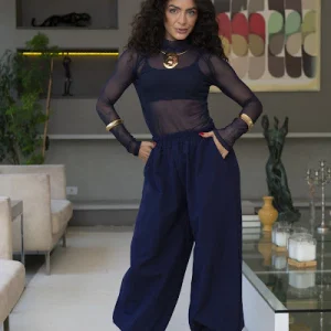 Calça Cléo Azul Marinho