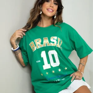 Camiseta Brasil Ten Verde
