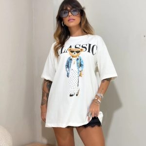 Camiseta Over Classic Offwhite