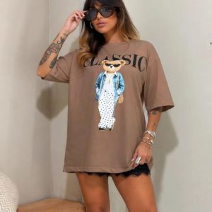 Camiseta Over Classic Chocolate