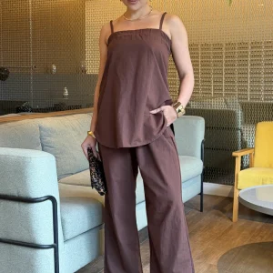 Conjunto Fernanda Marrom