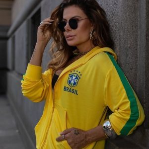 Jaqueta Brasil Amarela