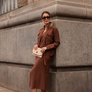 Conjunto Serena Marrom