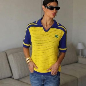 Blusa Brasil Retrô Amarela