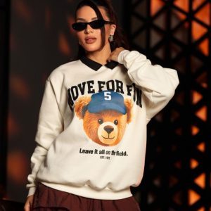Moletom Urso Move Offwhite