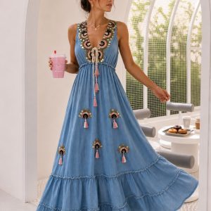 Vestido Loren Azul