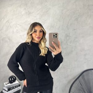 Tricô Cecília Preto