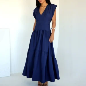 Vestido Lanay Azul Marinho