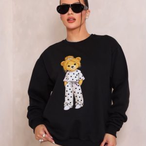 Moletom Polka Dots Preto