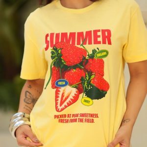 Camiseta Summer Amarela