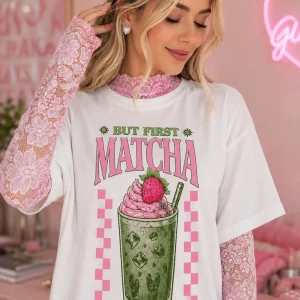 Camiseta Matcha Offwhite