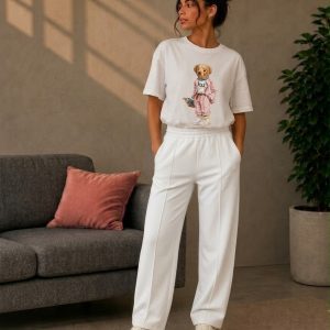 Conjunto Bear Agasalho Offwhite