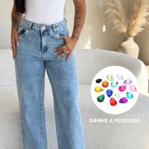 Calça Jeans Califórnia+ Pedraria