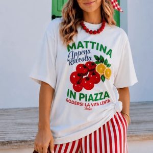 Camiseta Mattina Offwhite