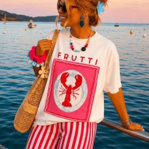 Camiseta Lagosta Offwhite