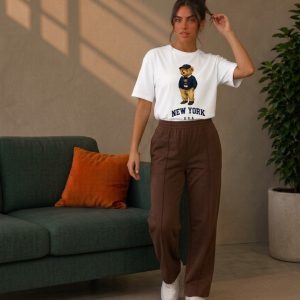 Conjunto Bear New York Marrom