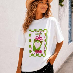 Camiseta Matcha Xadrez Offwhite