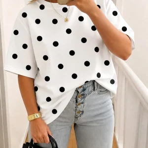 Camiseta Polka Dolts Offwhite