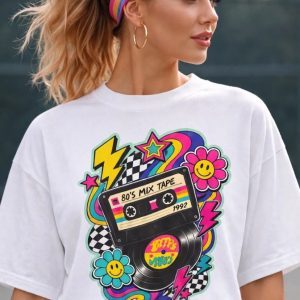 Camiseta Over Rádio 80'S