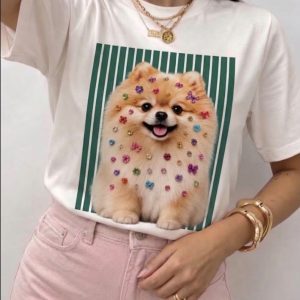 Camiseta Spitz Gems Verde