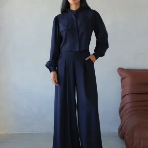 Conjunto Donatella Azul Marinho